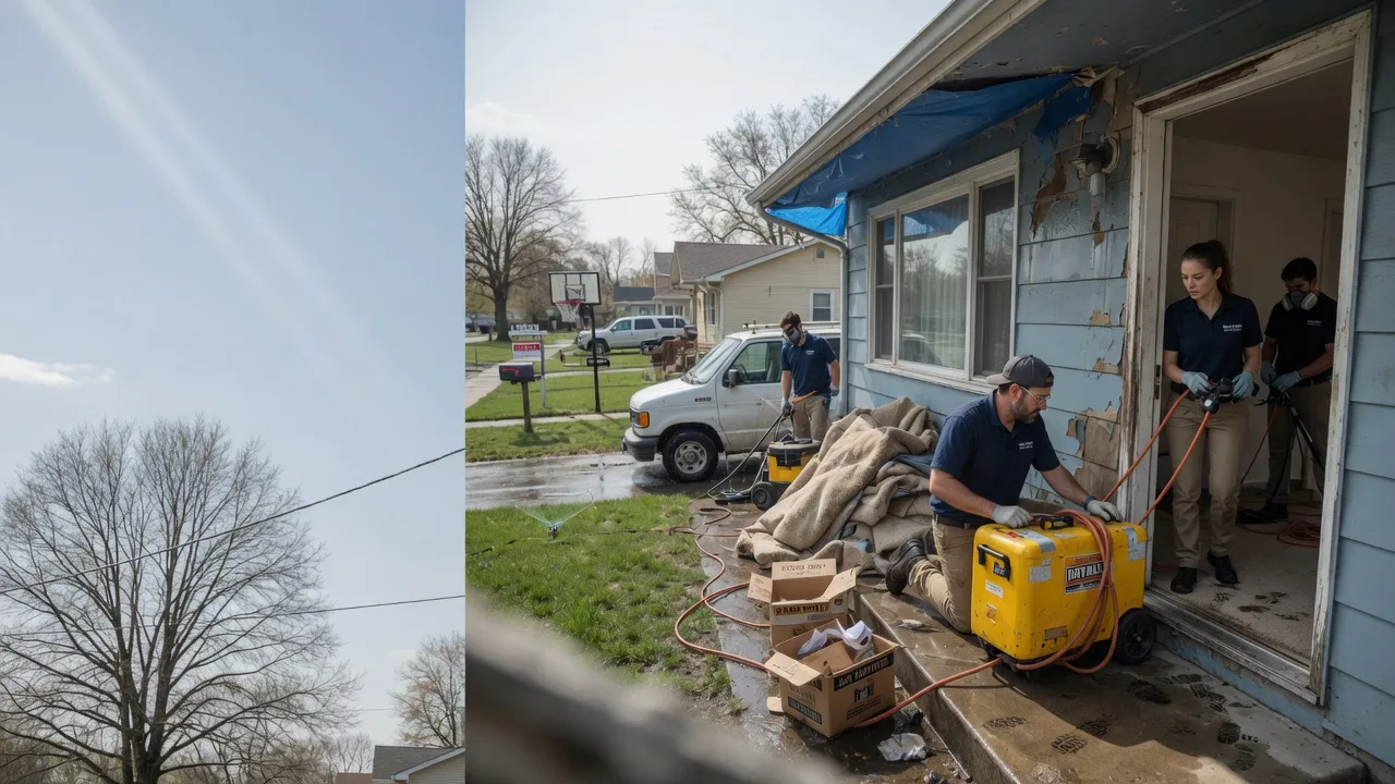 Basement Flood Cleanup in Linesville, PA near me